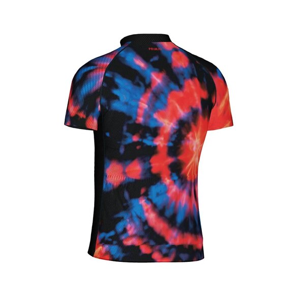 NWT Primal Tie Dye Deep Blue Men's Sport Cut Cycling Jersey XL - Picture 2 of 3